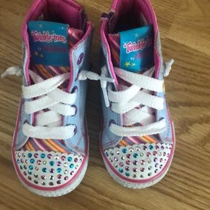 Skechers Twinkle Toe High Top Sneakers